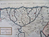 Nile Delta Egypt Memphis Pyramids 1768 W.H. Toms engraved historical map