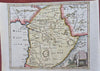 Syria Levant Tripoli Antioch Beirut Sidon Tyre 1697 Cluverius decorative map
