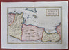 North Africa Libya Berenice Carthage Tunis 1768 Toms engraved historical map