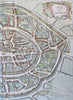 Aachen Aix Le Chapelle Germany Holy Roman Empire 1748 engraved city plan view