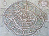 Aachen Aix Le Chapelle Germany Holy Roman Empire 1748 engraved city plan view