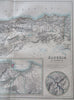 Algeria North Africa Algiers Constantine Oran 1854-62 Johnson map