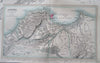 Algeria North Africa Algiers Constantine Oran 1854-62 Johnson map