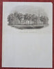 New Haven Connecticut Public Square Yale Univ. c. 1870's Punderson stationary
