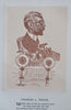 Early Automobile Caricatures Famous Mass. men c. 1905 Lot x 6 rare car prints