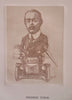 Early Automobile Caricatures Famous Mass. men c. 1905 Lot x 6 rare car prints
