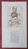 Cartography cartoon Maps Caricatures Famous Americans c. 1905 Lot x 2 prints