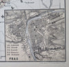 Kingdom of Bohemia Hapsburg Empire Austria-Hungary Prague 1858-59 map