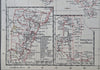 Australia Polynesia New Zealand Hawaii Indonesia Philippines 1858-59 map