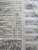 Physical Geography World Mountains Comparative Views 1858-59 map