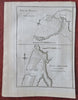 Fare Harbor Huahine Matavai Bay Tahiti coast map 1774 engraved Exploration print