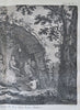 Tierra del Fuego Indigenous Family Ethnic View 1774 engraved Exploration print