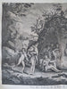 Tierra del Fuego Indigenous Family Ethnic View 1774 engraved Exploration print