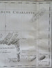 Queen Charlotte Islands Haida Gwaii Canada 1774 engraved Exploration map