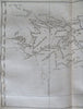 Falkland Islands South America Coastal Survey 1774 engraved Exploration print
