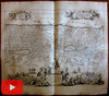 Holy Land Canaan pictorial decorative 1714 Stoopendaal Visscher map