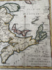 District of Maine w/ Nova Scotia 1796 Morse & Amos Doolittle scarce antique map