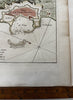 Italy north coast Civita-Vecchia harbor Mediterranean c.1760 Bellin antique map