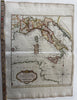 Italy coastal w/ Mediterranean islands c.1760 fine Bellin antique nautical map