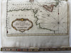 Italy coastal w/ Mediterranean islands c.1760 fine Bellin antique nautical map