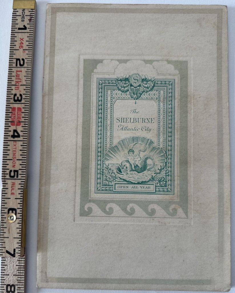 Atlantic City New Jersey c.1920’s Shelburne Grand Hotel tourist promo booklet