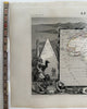 African continent Mts of Moon 1845 decorative pictorial map camel natives views