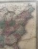 United States Brigham 1870 uncommon variant Johnson large folio hand colored map