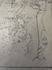 Wellfleet Cape Cod Mass 1901 Eldridge nautical chart Marconi wireless station!