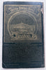 Boston MASS city plan 1883 Hotel promo large pocket map w/Amusements Insane Jail