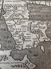 Arabia Peninsula sea monster 1621 Magini Ptolemaic Geographia early engraved map