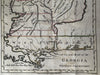 Georgia Western Territory 1798 Yazoo Land Fraud map Upper Mississippi Land Co.