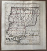 Georgia Western Territory 1798 Yazoo Land Fraud map Upper Mississippi Land Co.