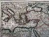 Arabia Ottoman Empire Sultans Turkish Empire 1719 Chiquet decorative small map