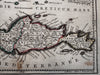 Crete Duchy of Candia Venetian Republic 1719 Chiquet decorative small map