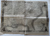 Civil War map 1861 decorative 4 sheet map Harper’s Lincoln & military portraits