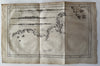 Australia Van Diemen Land coastline 1785 Capt. Cook Roberts & Benard early map