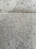 New Hampshire 1844 Geological large scarce map by Charles Jackson