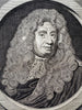 Samuel Pufendorf c.1740 Holzhalb scarce copper engraved portrait print