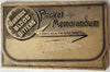 Burdock Blood Bitters 1886 rare pocket Memorandum Buffalo NY Foster Milburn