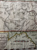 Pennsylvania 1793 by O. Carleton rare American hand colored early state map