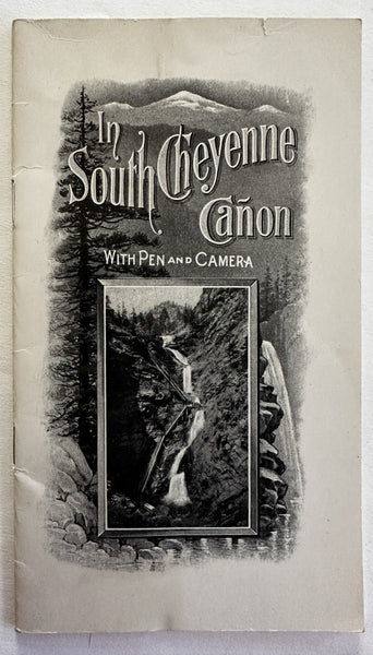 South Cheyenne Canon circa 1895 Colorado Springs rare tourist view book