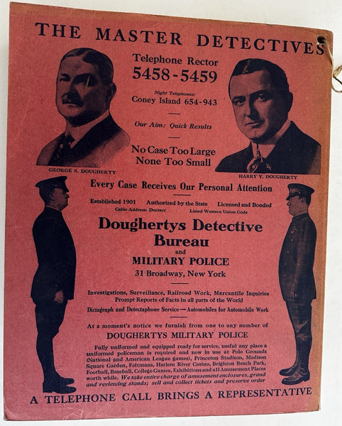 New York City Manhattan 1917 Rare early urban phone book! great advertising
