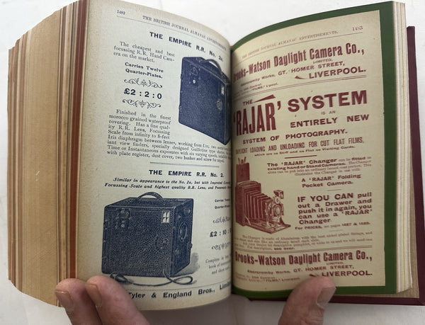 Photography magazine 1904 British Journal Photographic Almanac book 100's Ads