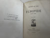 Euripides complete Works 1884 de Lisle beautiful French 2 vol leather set books