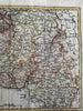 Belgium Low countries 1808 Flanders Luxembourg attractive engraved antique map