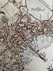 Boston John Bonner map 1722 reissued 1901 beautiful hand color ships early