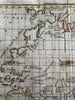 Australia southern coast unknown Cook 1788 rare Italian map NW America coast
