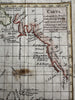Australia southern coast unknown Cook 1788 rare Italian map NW America coast