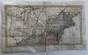 United States 1798 Dilly with Company Lands early state divisions Wayne’s Treaty