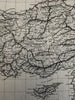 Asia Minor Turkey Syria 1810 Lapie engraved folio map orig. hand color